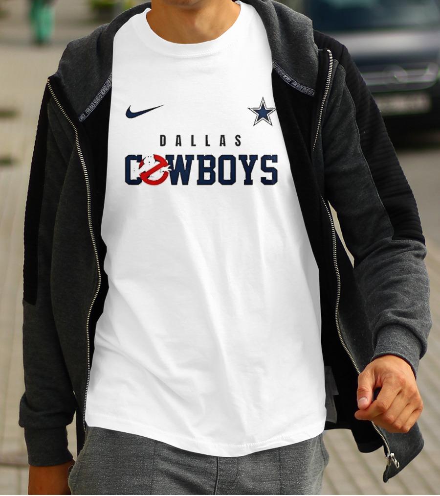 Nike Dallas Cowboys Ghostbusters Collaboration Who Ya Gonna Call T-Shirt