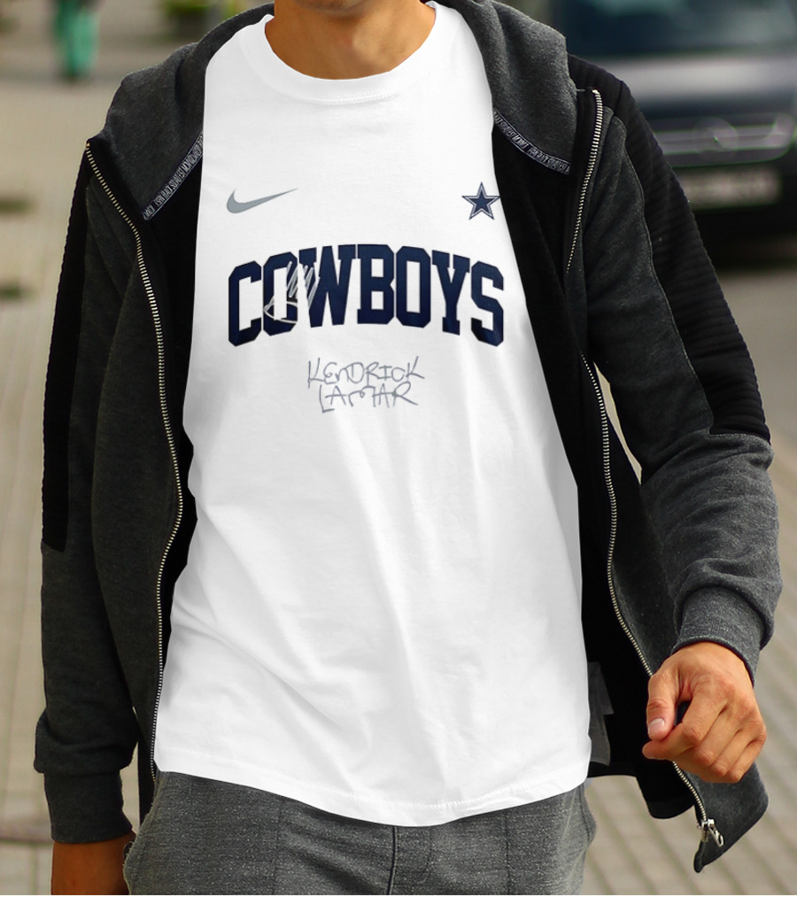 Nike Dallas Cowboys Kendrick Lamar Collaboration Cowboys Star T-Shirt