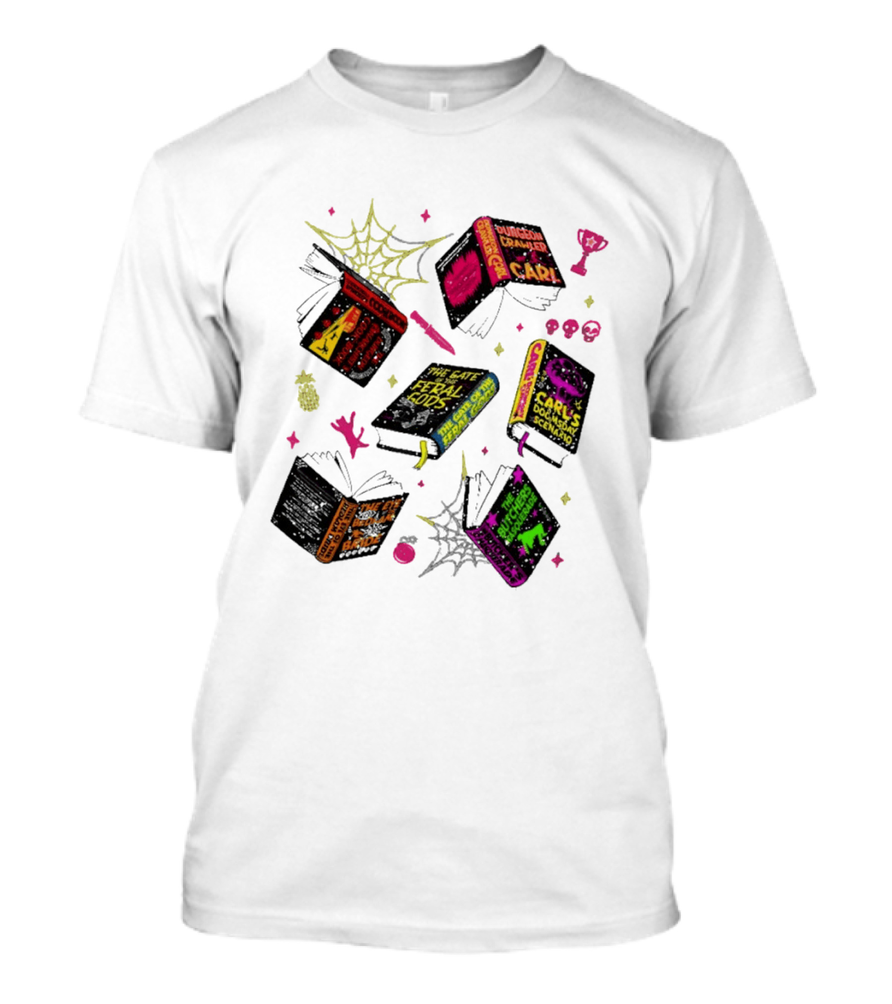 Dungeon Crawler Carl Books The Gate Of The Feral Gods And Carl's Doomsday Scenario T-Shirt