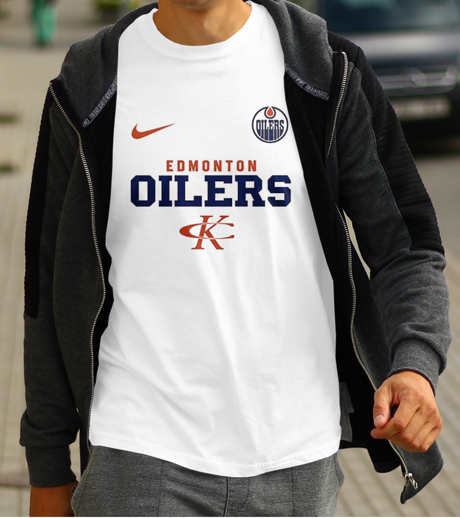 Edmonton Oilers Kenny Chesney No Shoes Nation Tour Nike Collaboration T-Shirt