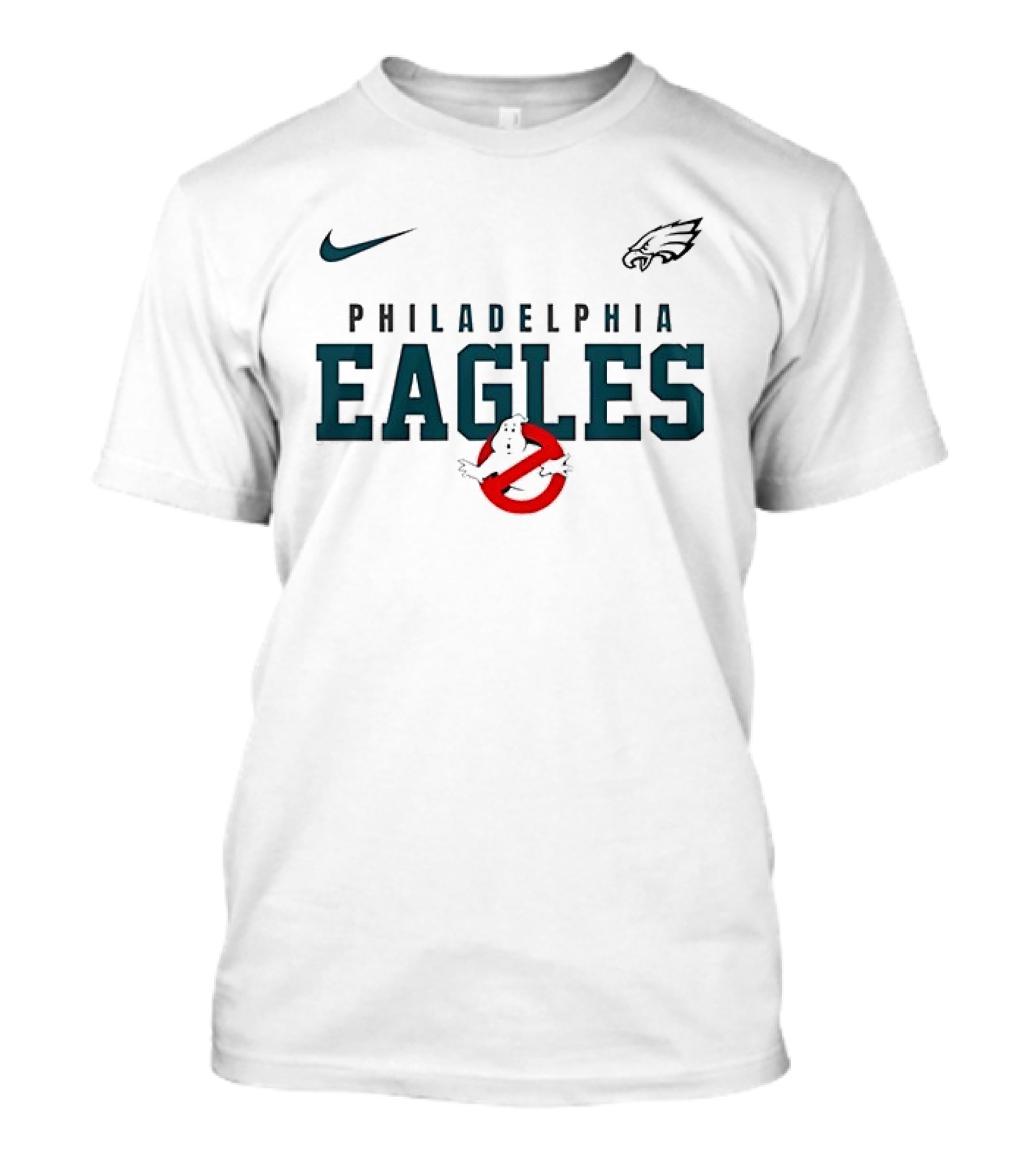 Philadelphia Eagles Ghostbusters Nike Collaboration Who Ya Gonna Call T-Shirt