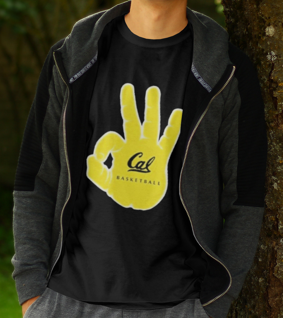 Cal Basketball Hand Sign California Golden Bears T-Shirt