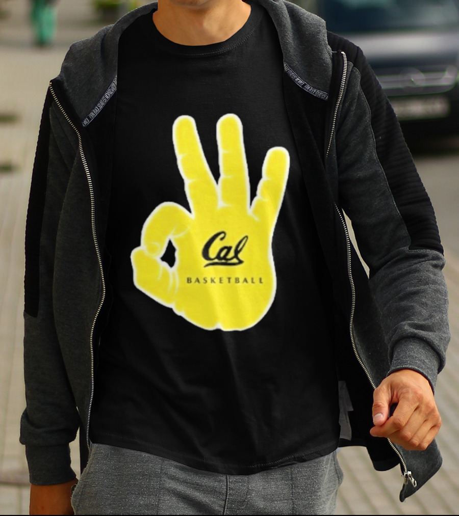 Cal Basketball Hand Sign California Golden Bears T-Shirt