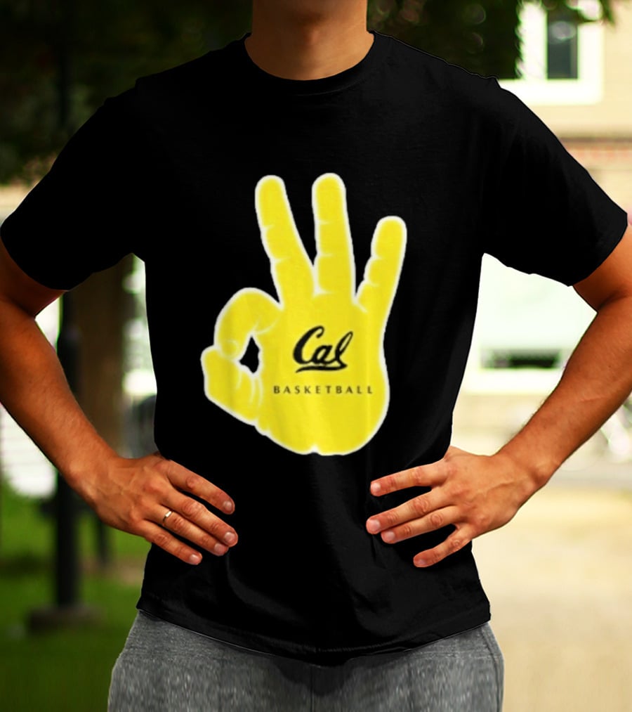 Cal Basketball Hand Sign California Golden Bears T-Shirt