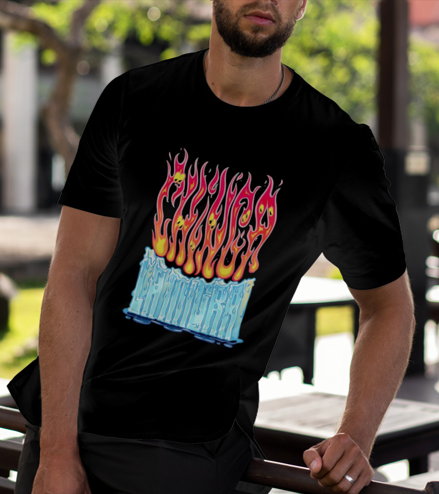 Chili Chimichanga Ice Fire Fusion Melting Pantera T-Shirt