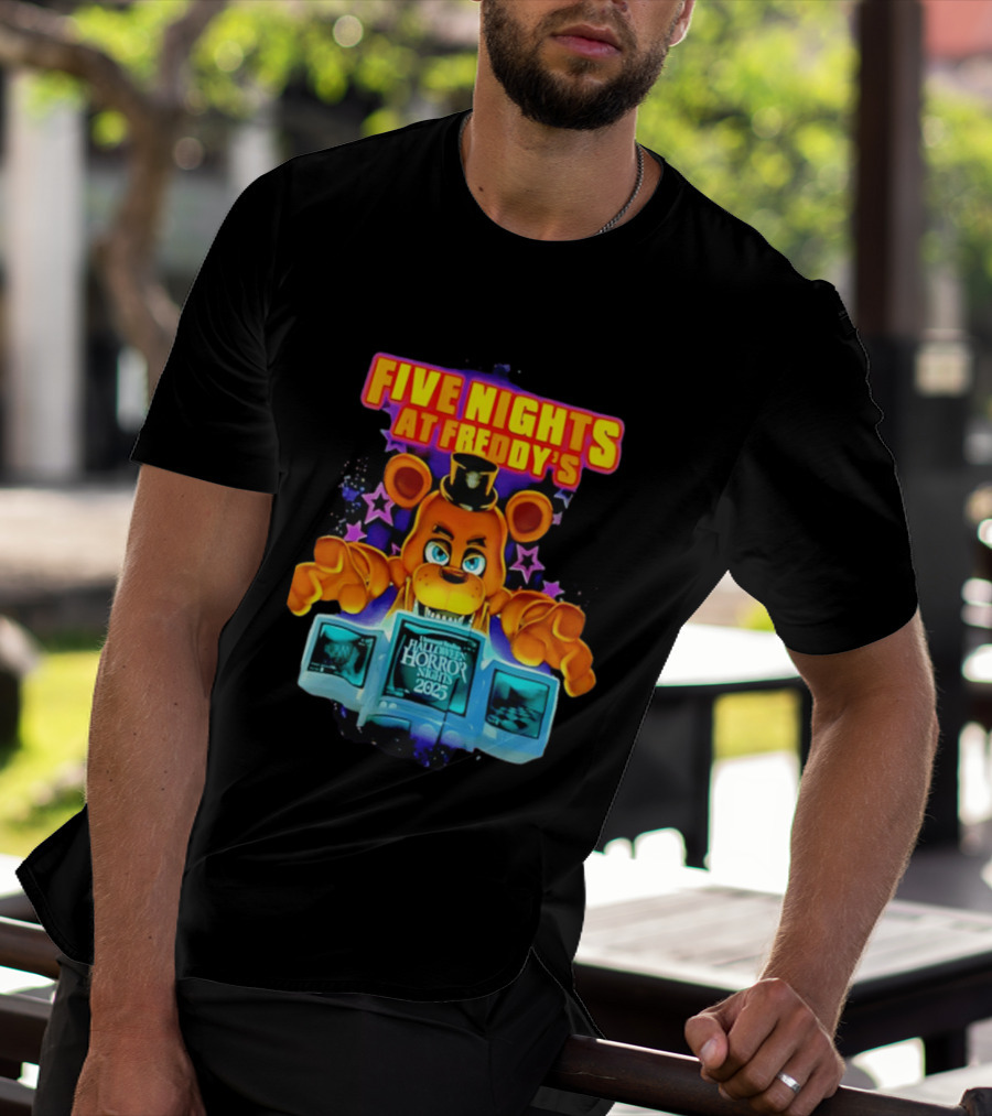 Five Nights At Freddy's Halloween Horror Nights 2025 Freddy Fazbear Animatronic T-Shirt