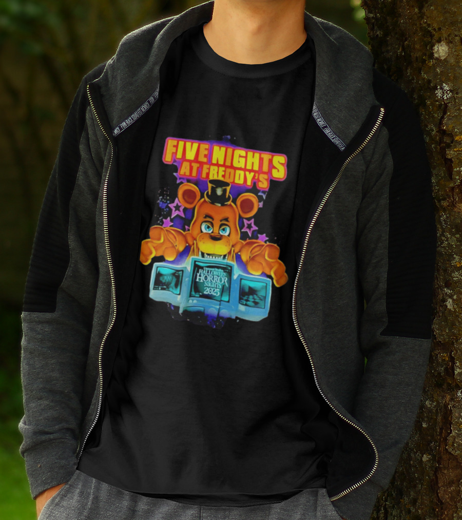 Five Nights At Freddy's Halloween Horror Nights 2025 Freddy Fazbear Animatronic T-Shirt