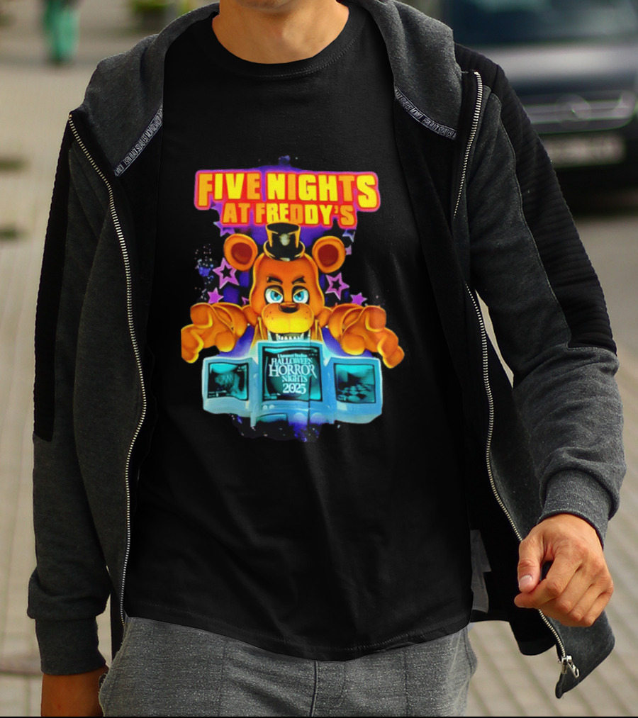 Five Nights At Freddy's Halloween Horror Nights 2025 Freddy Fazbear Animatronic T-Shirt