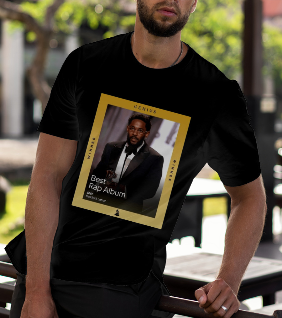 Genius Winner Kendrick Lamar Best Rap Album GNX T-Shirt