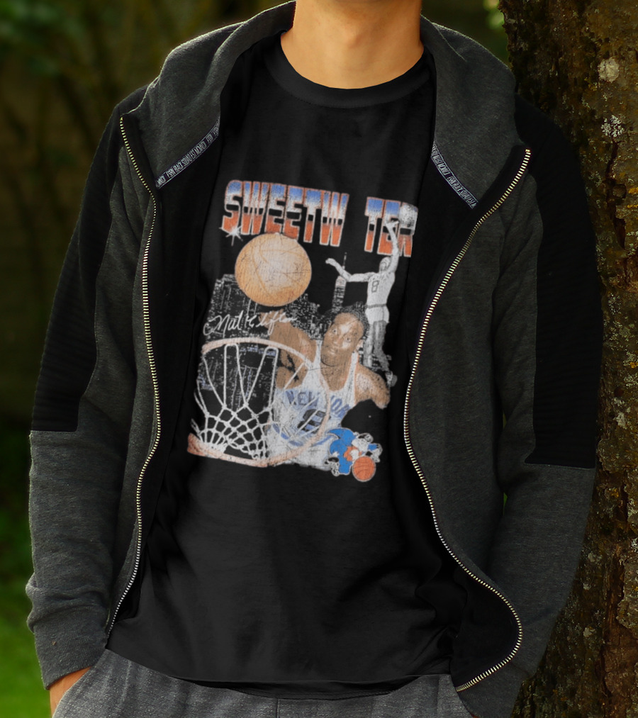 Mitchell And Ness Nathaniel Clifton Sweetwater New York Knicks NBA Pioneers Player T-Shirt