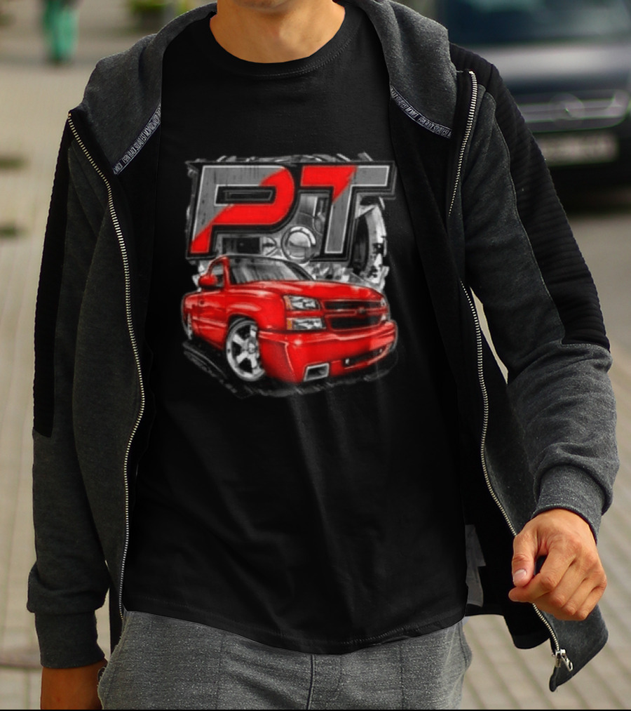 PT Project Torque INTIMIDATOR SS CLONE Red Pickup T-Shirt