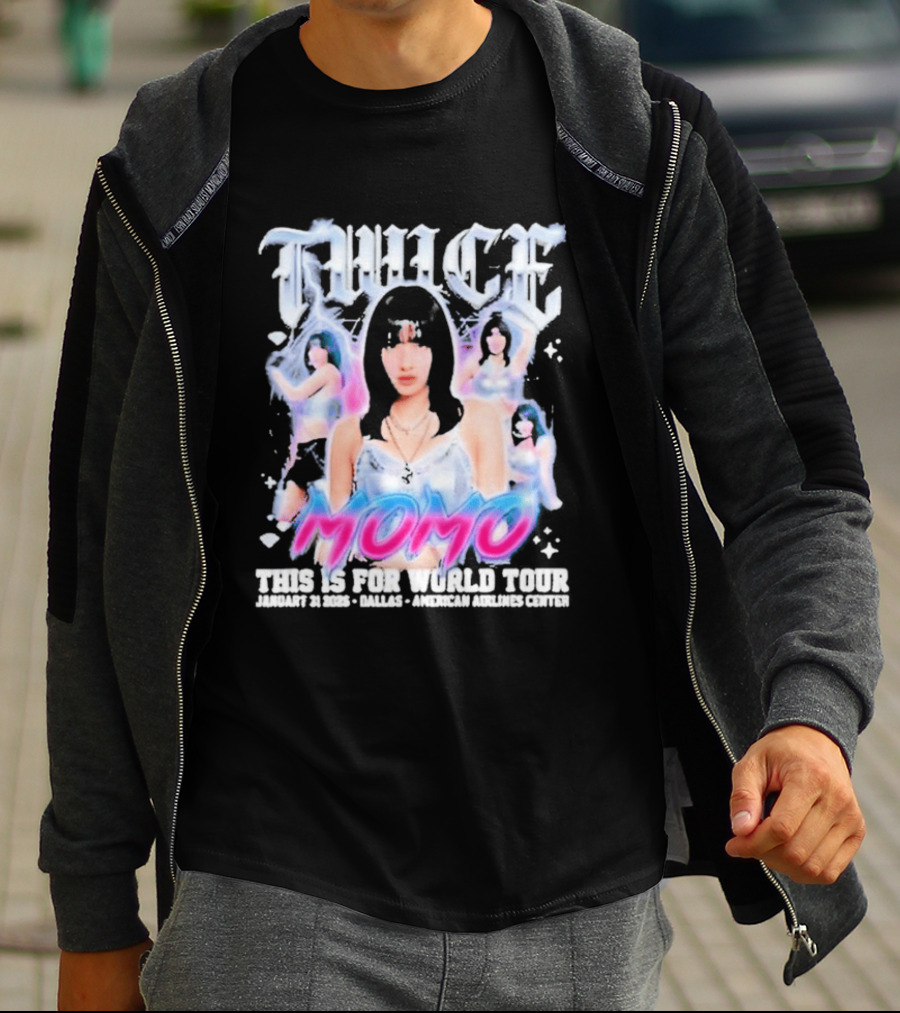 TWICE Momo This Is For World Tour August 17 2019 Kuala Lumpur Axiata Arena Concert T-Shirt