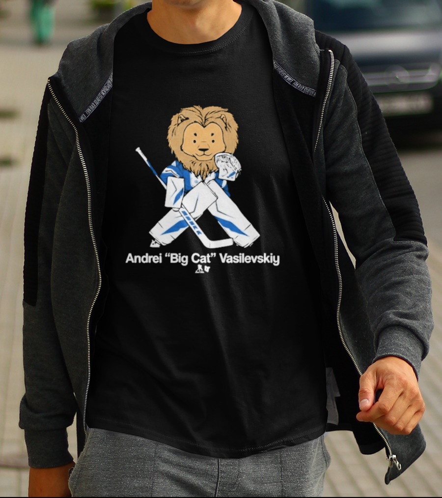 Andrei Vasilevskiy Big Cat Hockey Lion T-Shirt