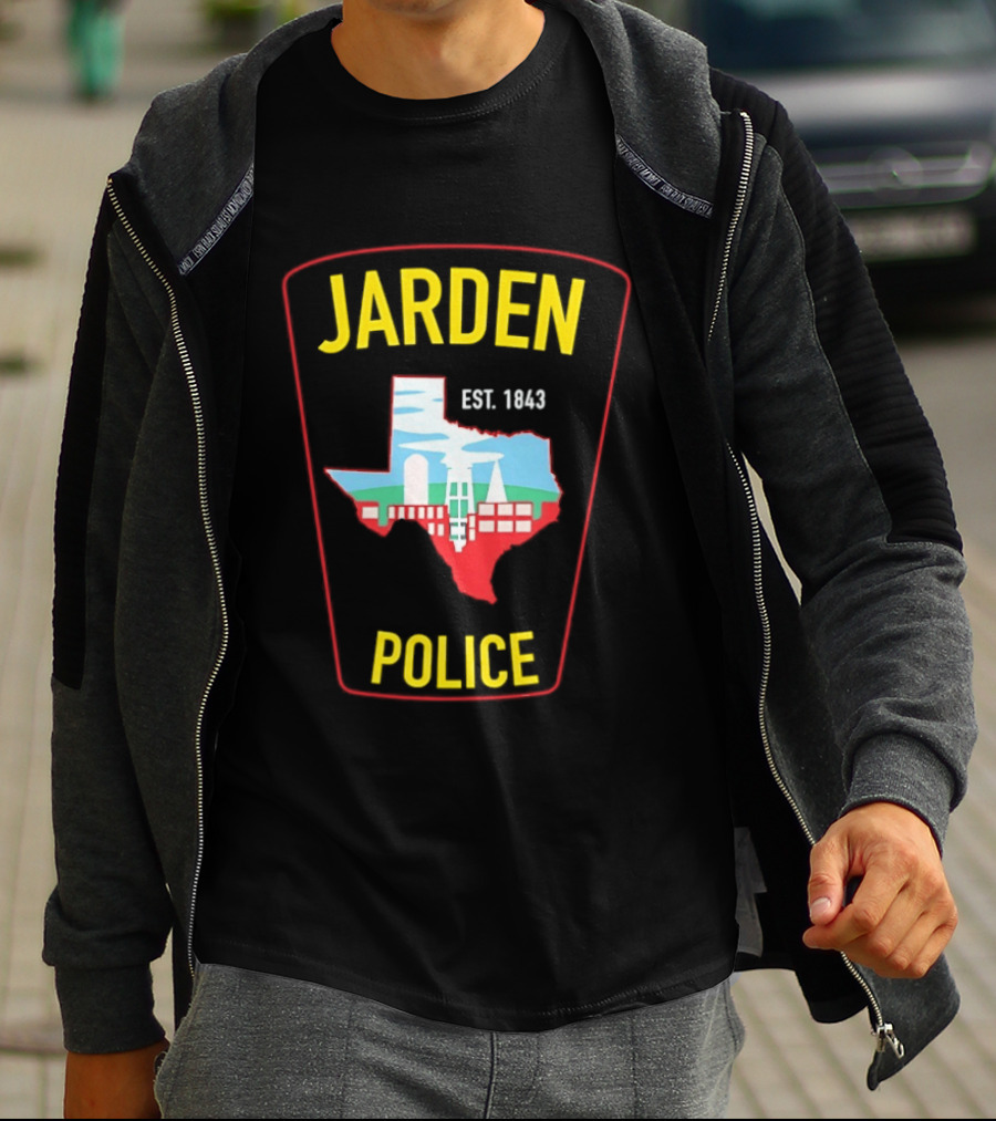 Jarden Police Est 1843 Texas T-Shirt