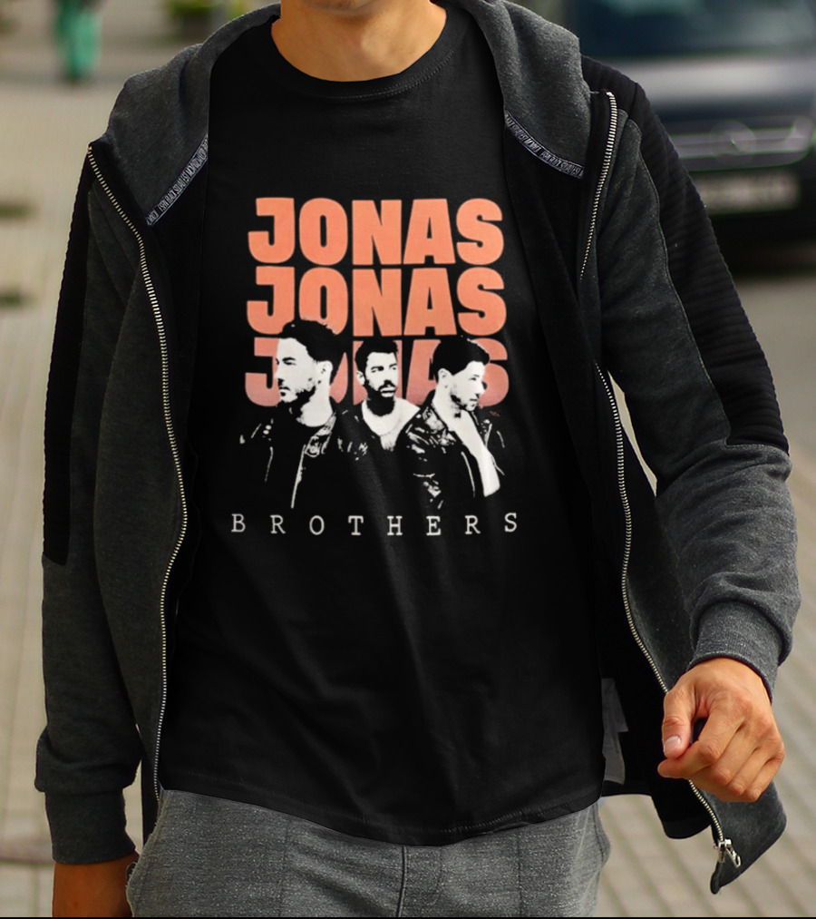 Jonas Brothers Repetitive Text Fan T-Shirt