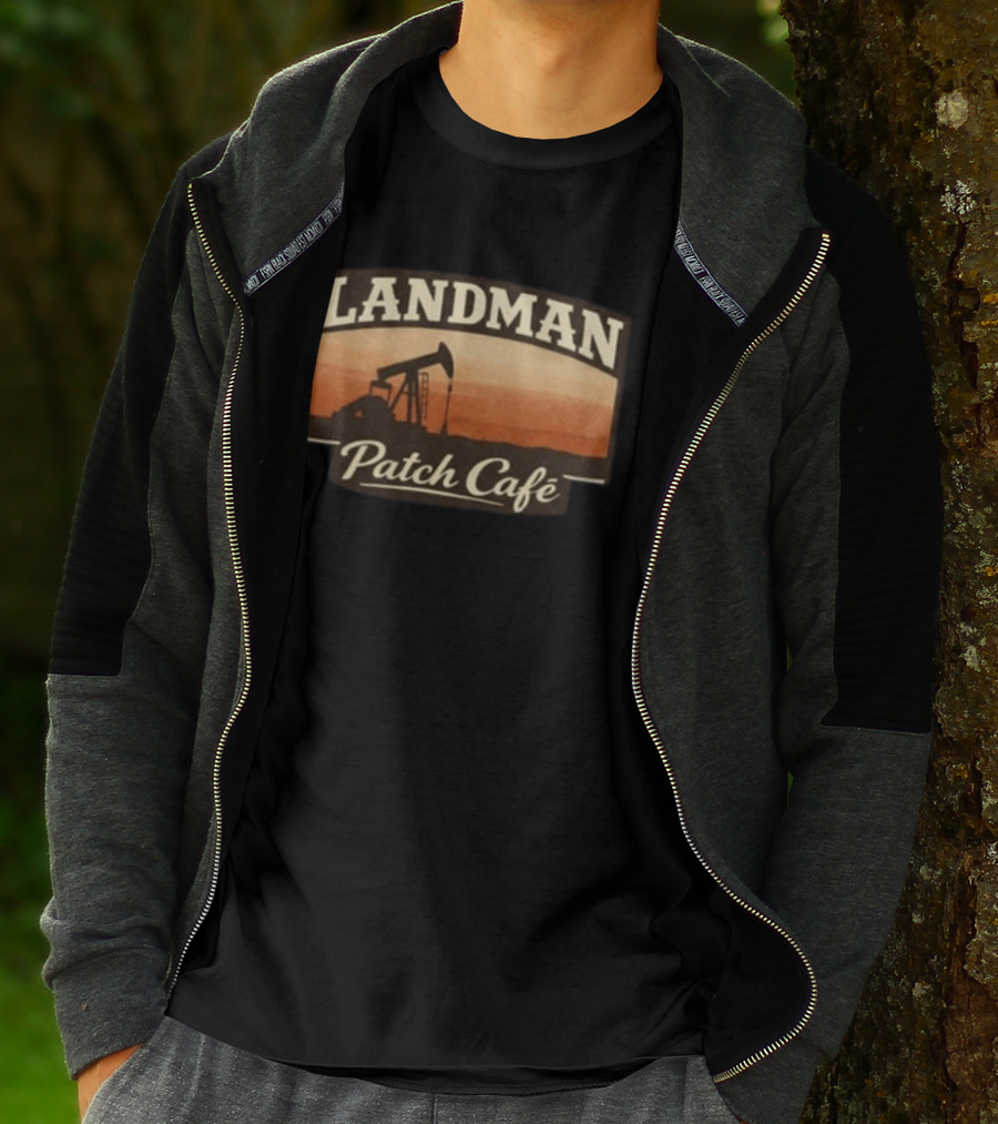 Landman Patch Café Oilfield T-Shirt