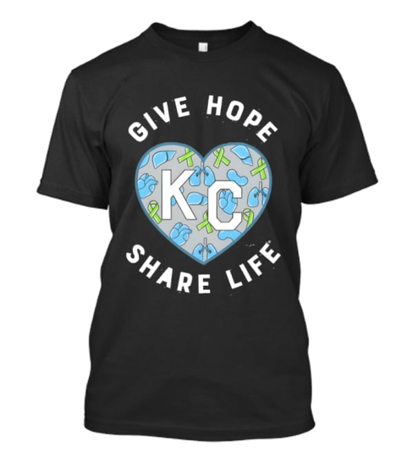 Midwest Transplant 2026 KC Heart Give Hope Share Life T-Shirt