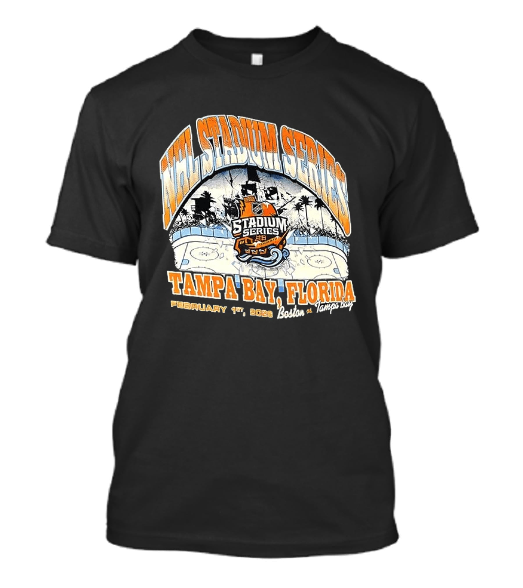 NHL Stadium Series Tampa Bay Florida 2026 Boston Vs Tampa Bay February 1st T-Shirt