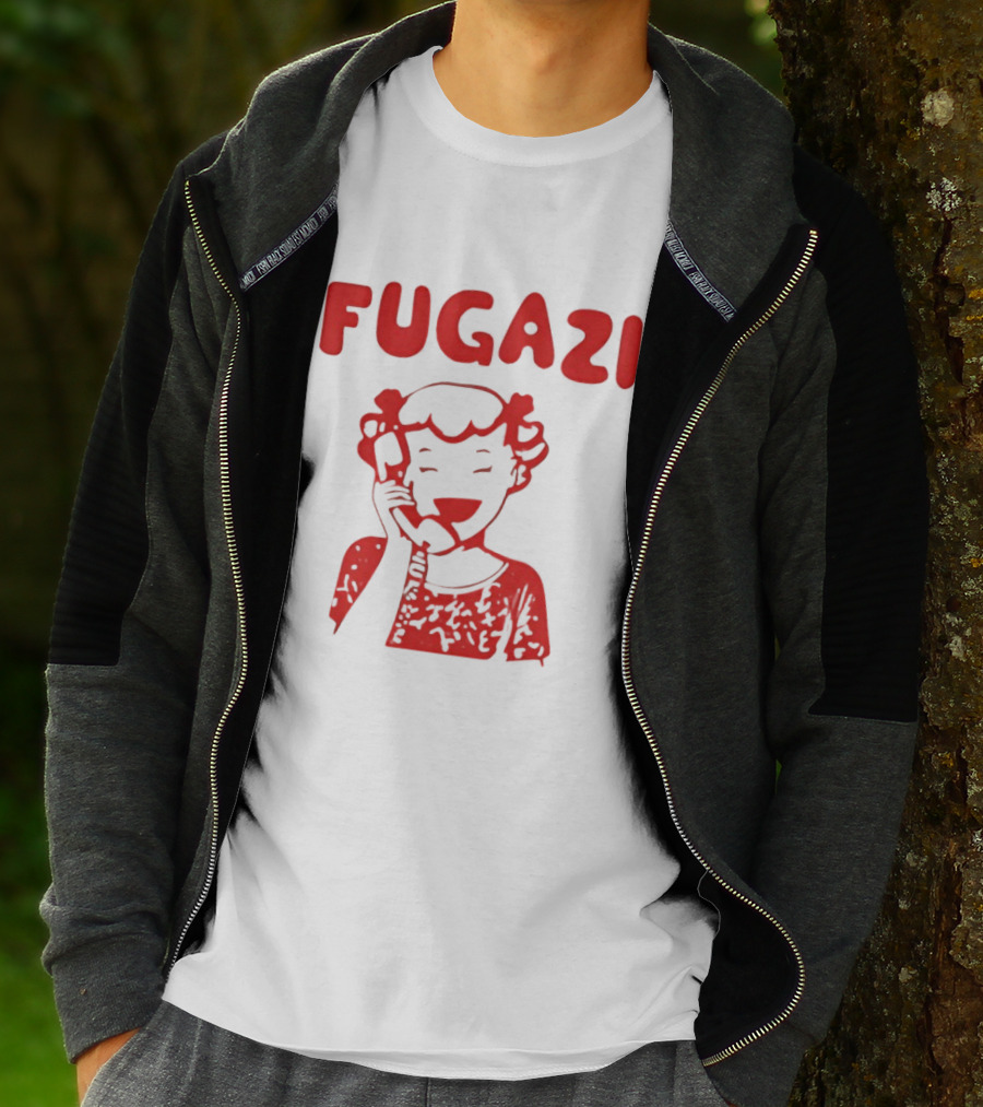 Fugazi Red Cartoon T-Shirt