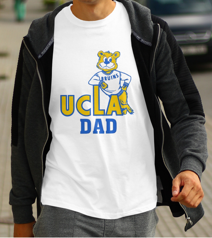 UCLA Dad Bruins Bear Mascot Official Mark Cuban T-Shirt