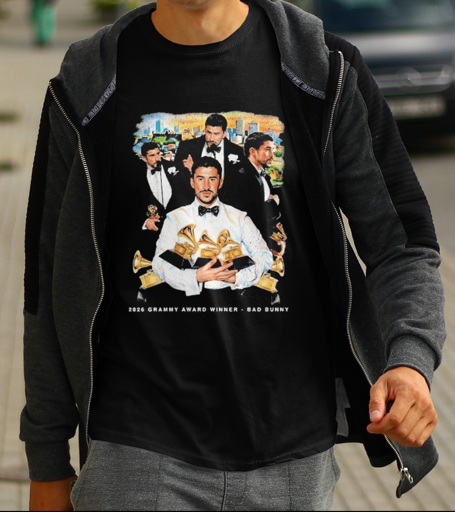 Congrats Bad Bunny 2026 Grammy Award Winner Album Of The Year T-Shirt