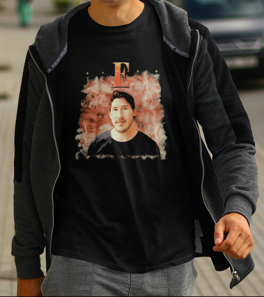 Iron Lung Movie Markiplier E Face Lightning T-Shirt