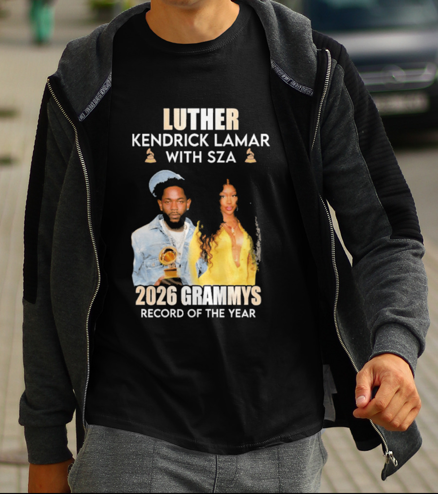 Luther Kendrick Lamar With SZA 2026 Grammys Record Of The Year T-Shirt