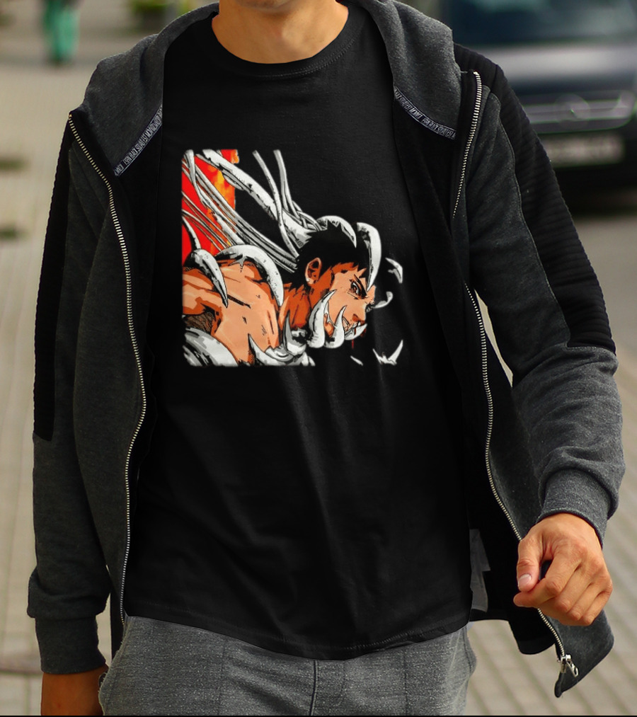 Obito Battle Mode Fourth Great Ninja War Scene Naruto Anime T-Shirt