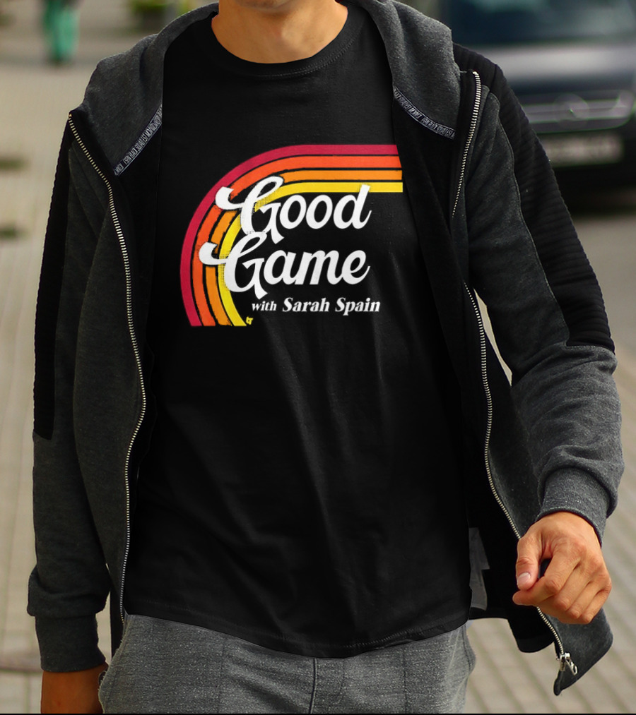 Good Game With Sarah Spain Vintage Rainbow T-Shirt