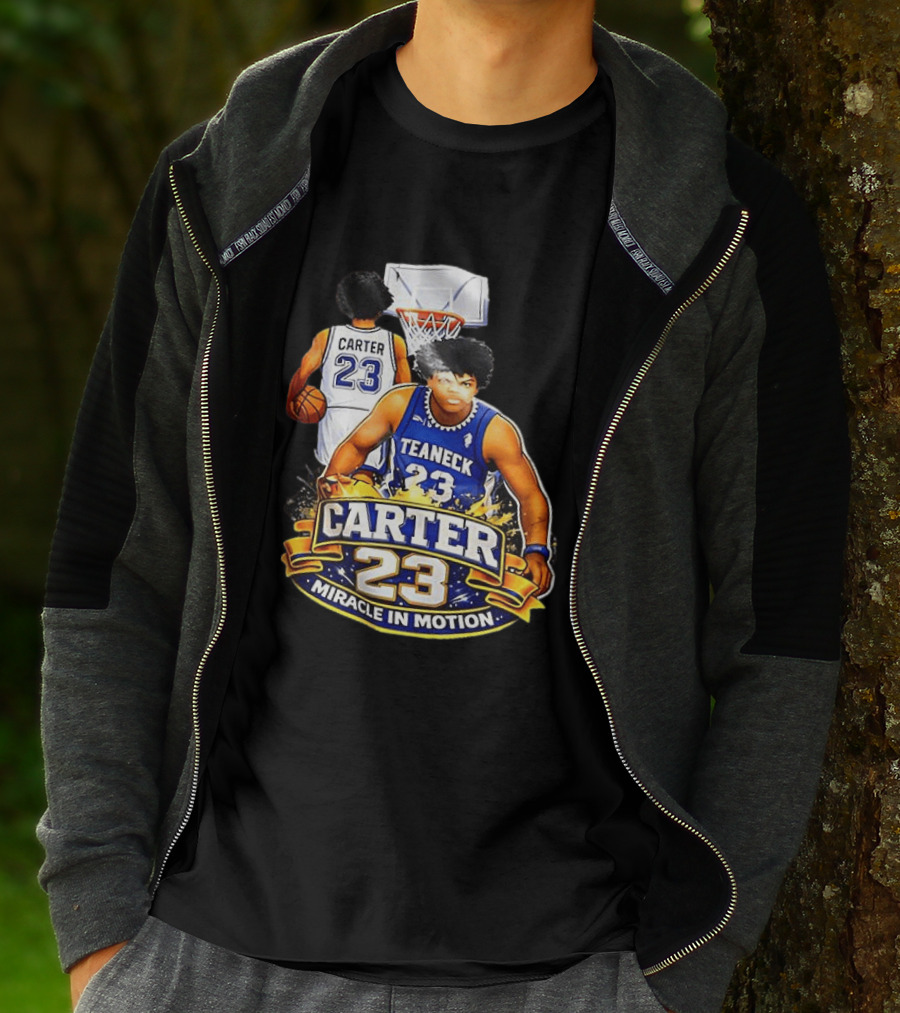 Carter 23 Teaneck Basketball Miracle In Motion T-Shirt