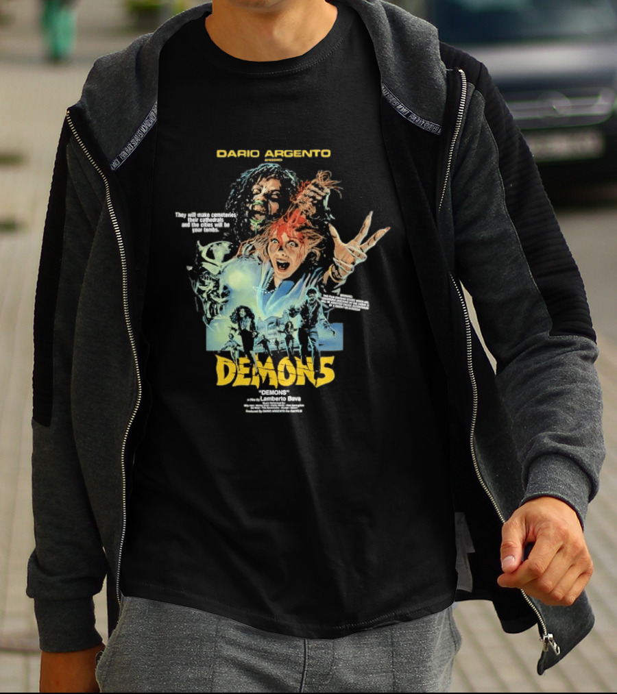 Dario Argento Demons Orgy Of Bloodshed Lamberto Bava Cult Horror Film T-Shirt