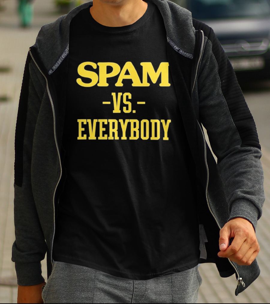 Tetairoa McMillan Spam VS Everybody Yellow T-Shirt