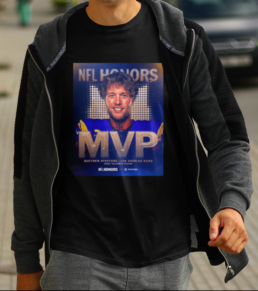 Matthew Stafford NFL Honors MVP Los Angeles Rams Most Valuable Player 2025 T-Shirt