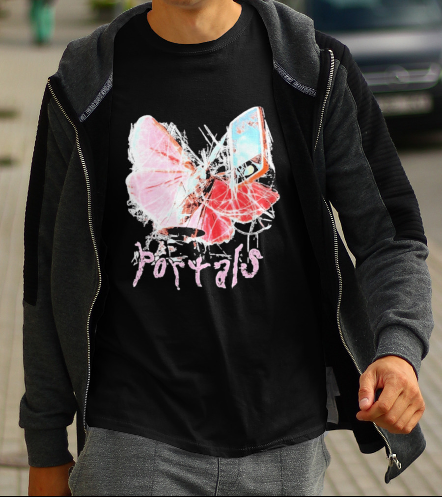 Melanie Martinez Portals Spiderweb Butterfly Phone T-Shirt