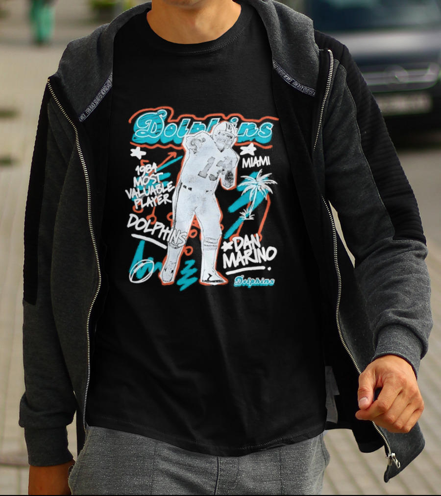 Dan Marino Dolphins MVP Miami 1984 Most Valuable Player T-Shirt