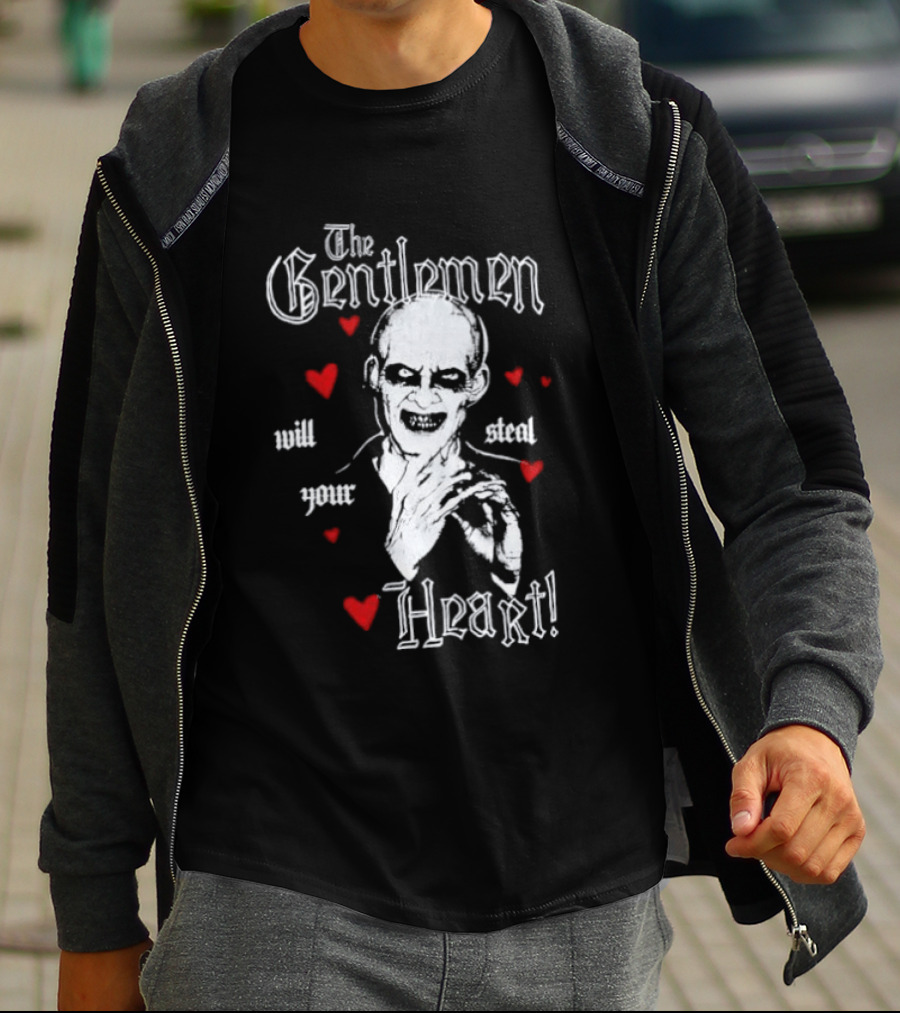 The Gentlemen Vampire Will Steal Your Heart T-Shirt