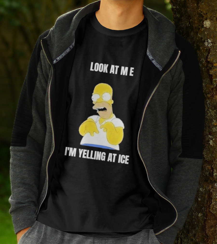Homer Simpson Look At Me I'm Yelling At Ice T-Shirt