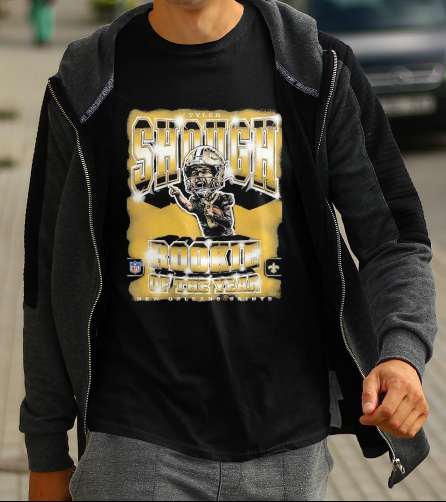 Tyler Shough New Orleans Saints Rookie Of The Year NFL T-Shirt