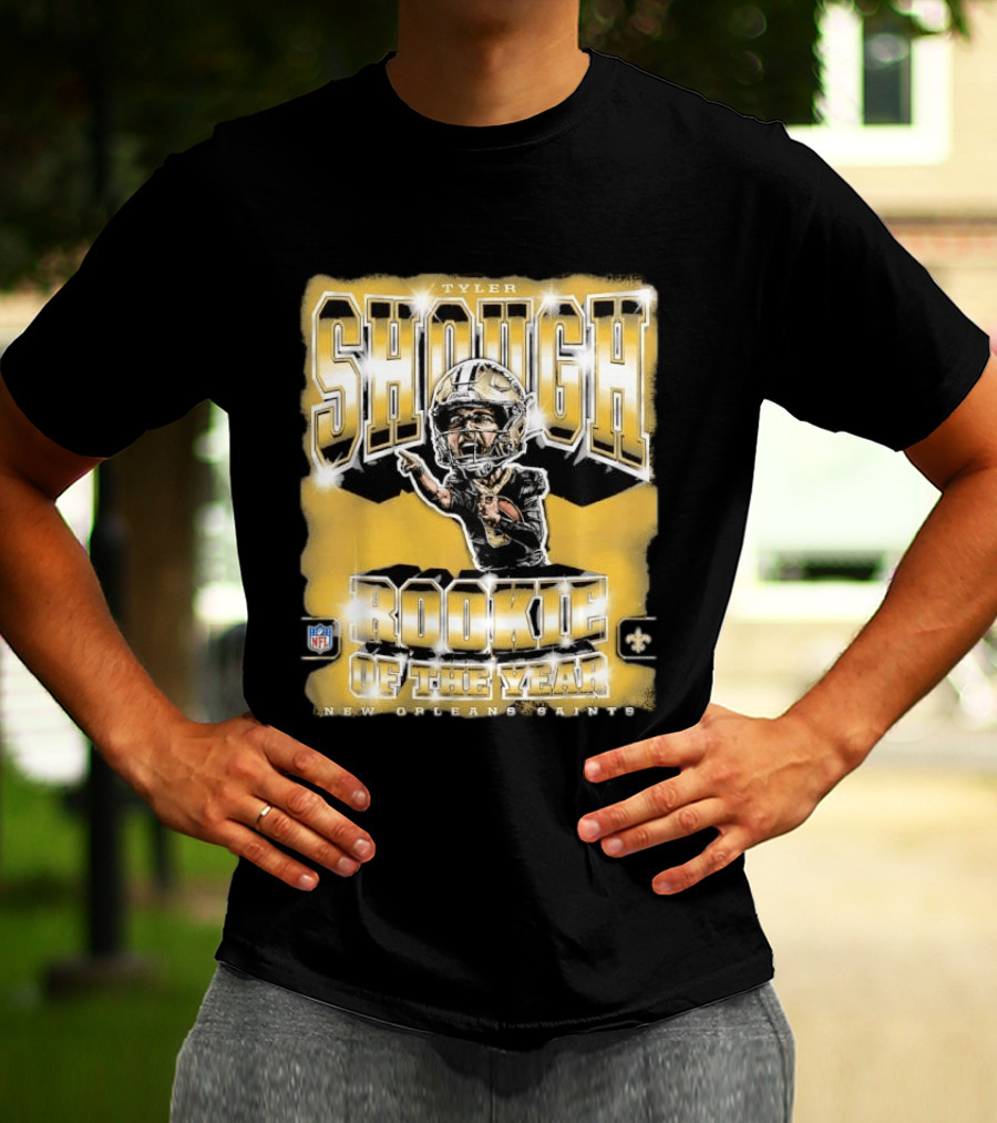 Tyler Shough New Orleans Saints Rookie Of The Year NFL T-Shirt