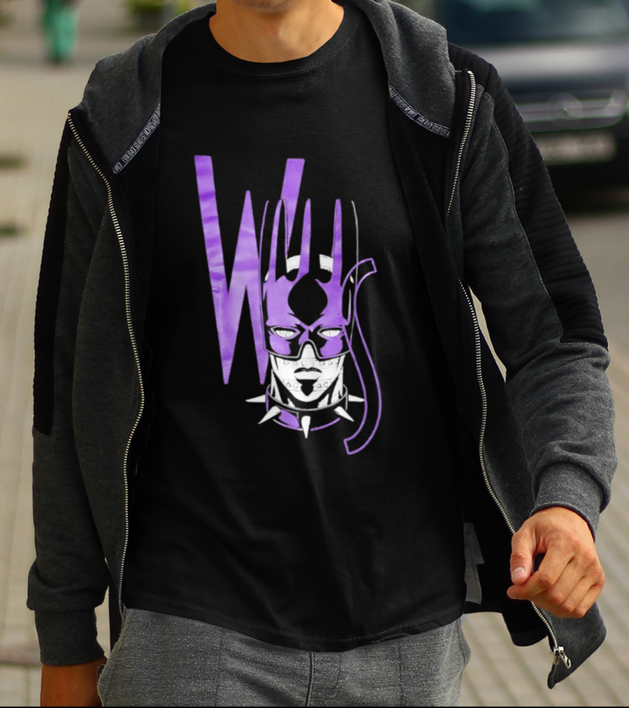 WS Whitesnake JoJo Bizarre Adventure Purple Anime Stand T-Shirt