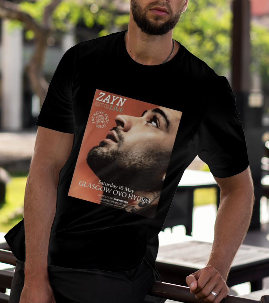 Zayn Live The Konnakol Tour 2026 Glasgow OVO Hydro Saturday 16 May T-Shirt