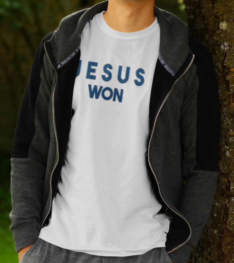 Akron Basketball Jesus Won 2026 Victory T-Shirt