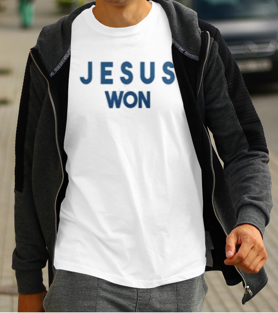 Akron Basketball Jesus Won 2026 Victory T-Shirt