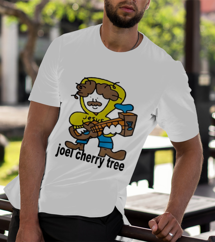 Jesus Joel Cherry Tree Guitar T-Shirt