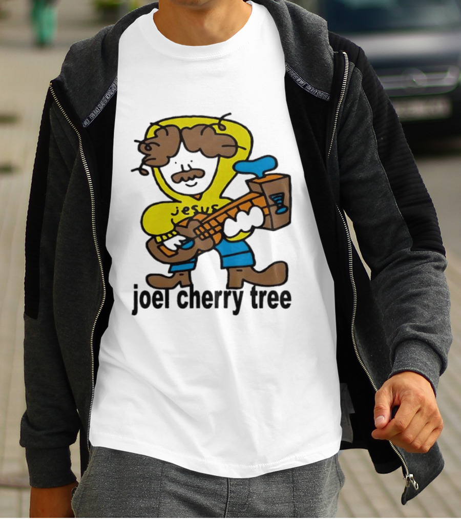Jesus Joel Cherry Tree Guitar T-Shirt