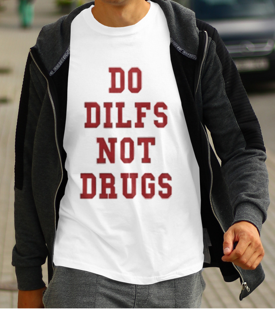 Lane Kiffin Do Dilfs Not Drugs Bold Red T-Shirt