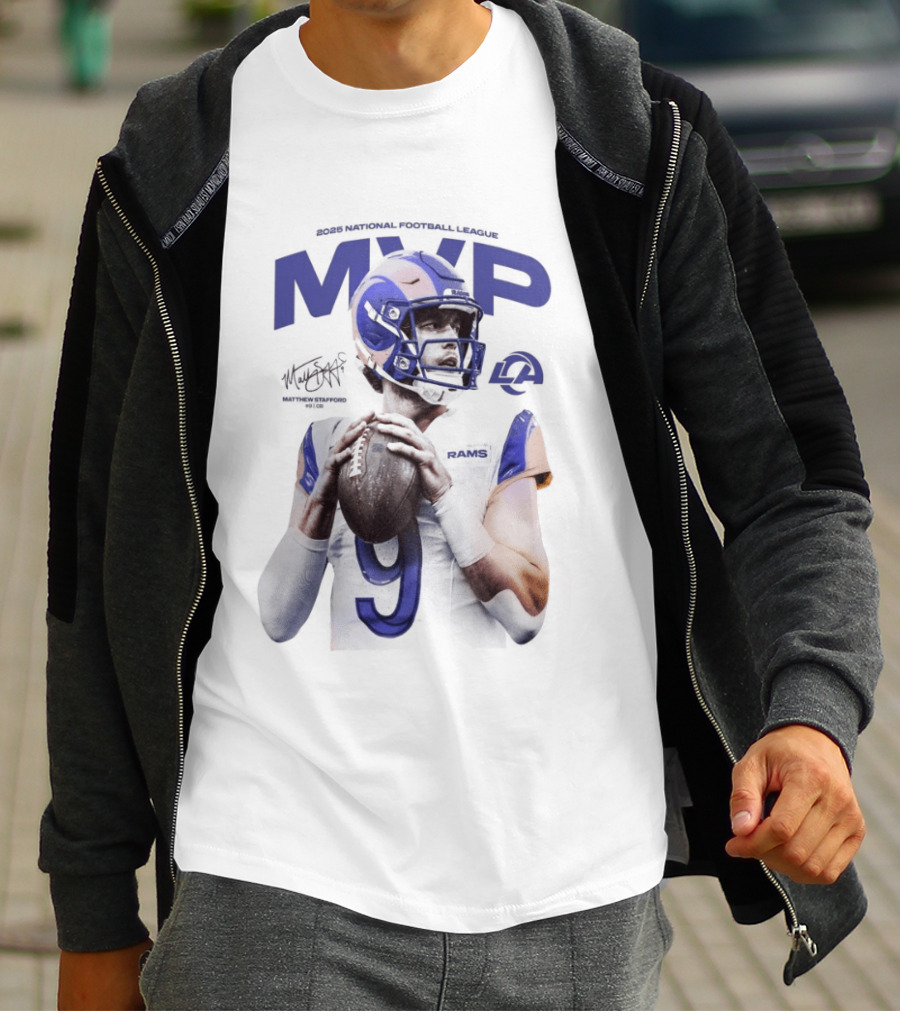 MVP Matthew Stafford Los Angeles Rams 2025 T-Shirt