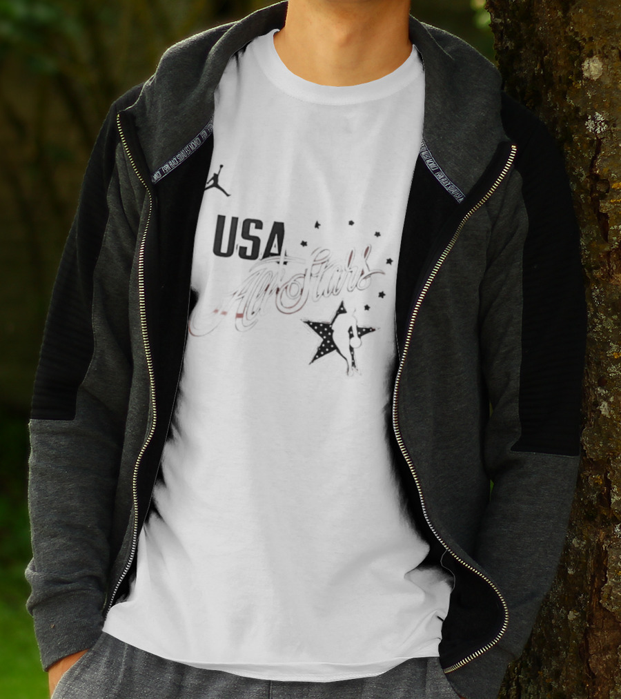 USA All Stars 2026 Basketball Jumpman Stars T-Shirt