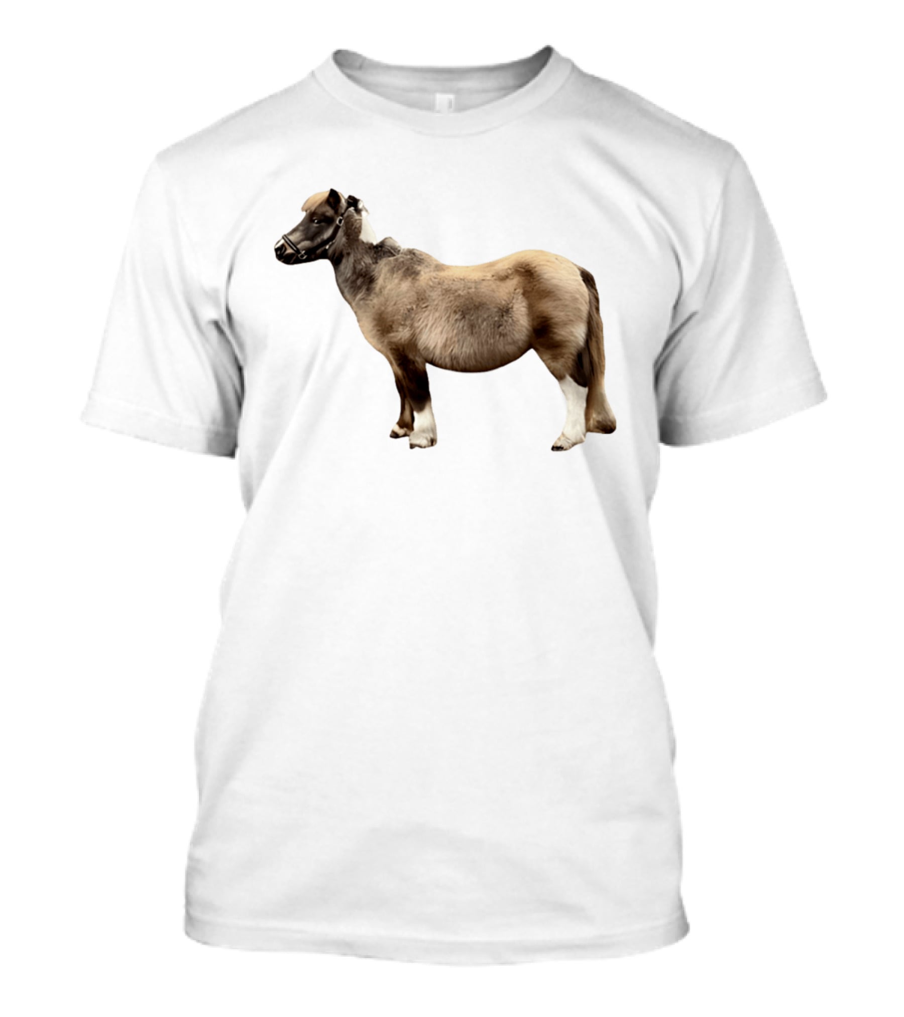 Doug Shetland Pony And Horse Hybrid Image T-Shirt