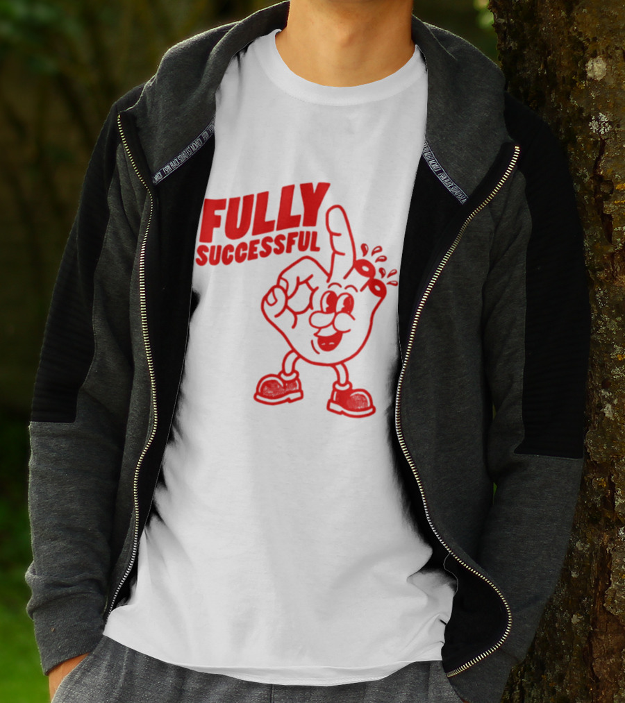 NPS Fully Successful Hand OK Gesture Cartoon T-Shirt